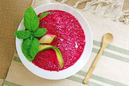 Raw Ayurvedic Fennel Beetroot Soup