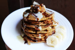 banana oat pancakes gluten free vegan ayurvedic