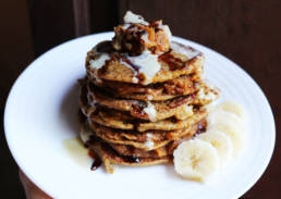 banana oat pancakes gluten free vegan ayurvedic