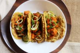 Pumpkin tacos veggie vegetable vegan sunflower gluten free