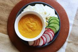 Vegan pumpkin queso dip Ayurvedic healing digestion